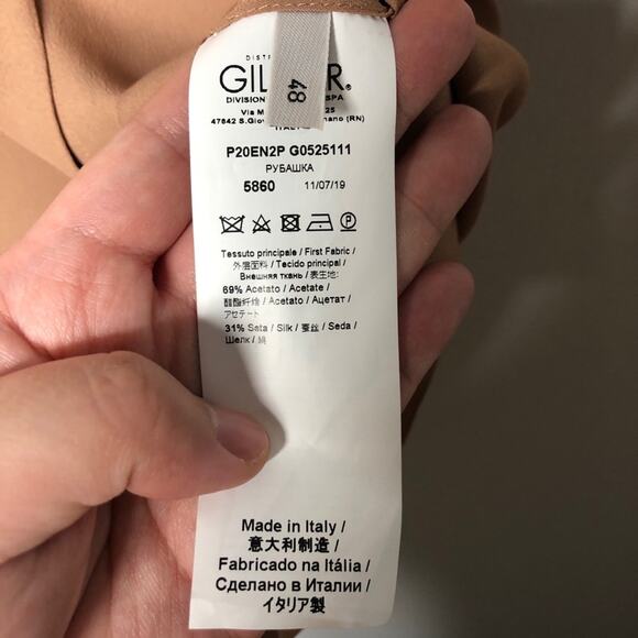 Numero Ventuno N21 Back Detail Blouse Star Button - Picture 4 of 14